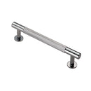 Carlisle Brass - FTD Knurled Pull Handle 160mm c/c - Polished Chrome - FTD700CCP - Choice Handles
