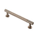 Carlisle Brass - FTD Knurled Pull Handle 128mm c/c - Satin Nickel - FTD700BSN - Choice Handles
