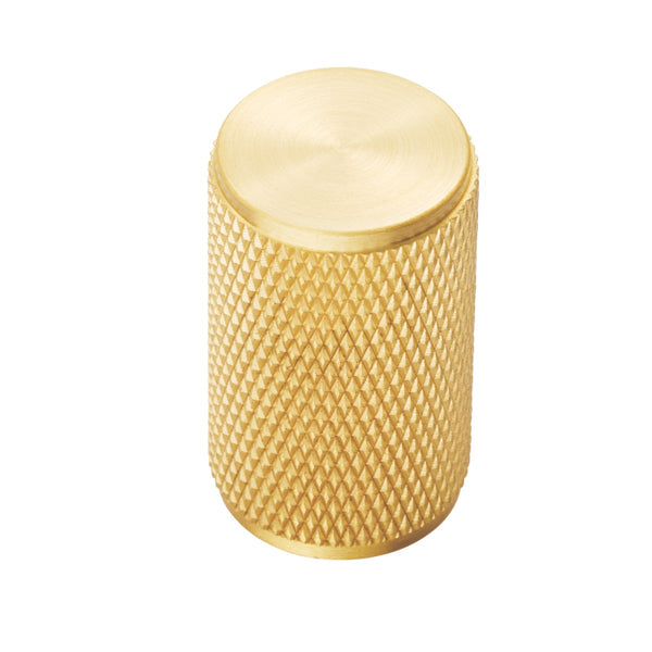 Carlisle Brass - Knurled Knob 30mm - Satin Brass - FTD702SB - Choice Handles