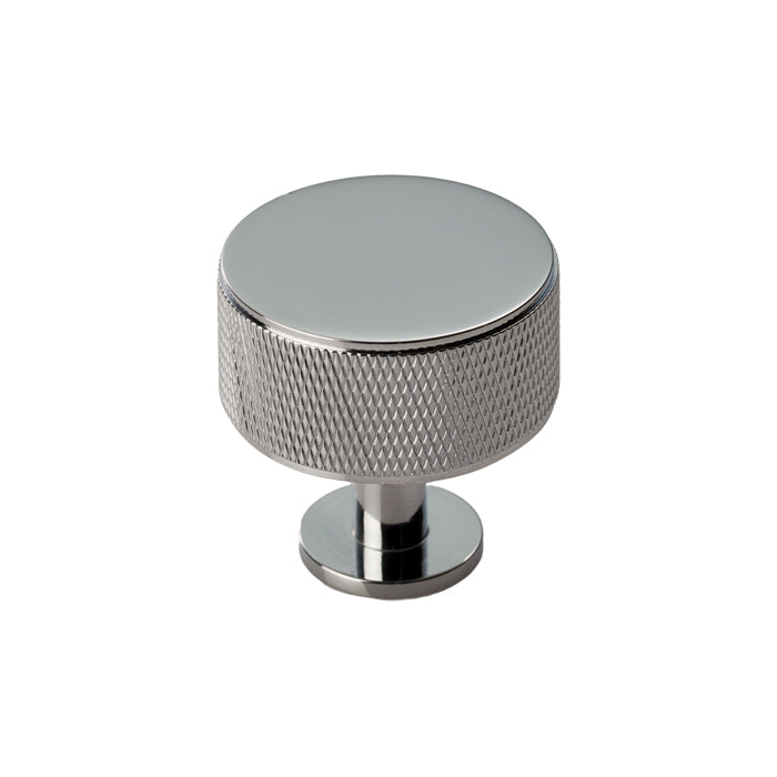 Carlisle Brass - Knurled Radio Knob 35mm - Polished Chrome - FTD703CP - Choice Handles