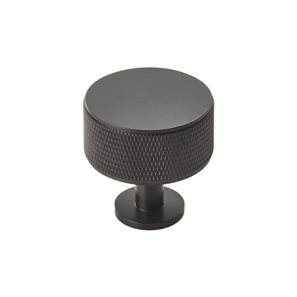 Carlisle Brass - Knurled Radio Knob 35mm - Matt Black - FTD703MB - Choice Handles