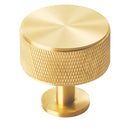 Carlisle Brass - Knurled Radio Knob 35mm - Satin Brass - FTD703SB - Choice Handles