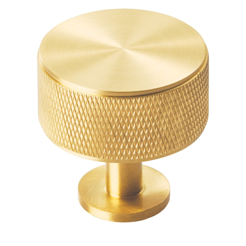Carlisle Brass - Knurled Radio Knob 35mm - Satin Brass - FTD703SB - Choice Handles
