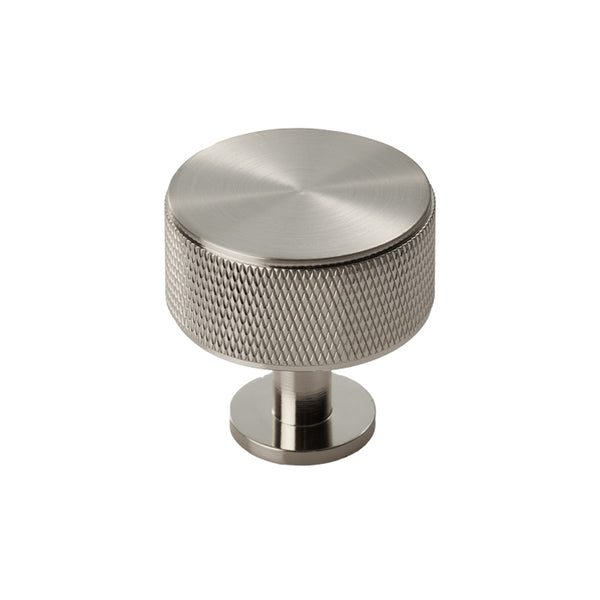 Carlisle Brass - Knurled Radio Knob 35mm - Satin Nickel - FTD703SN - Choice Handles