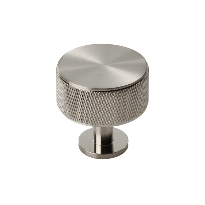 Carlisle Brass - Knurled Radio Knob 35mm - Satin Nickel - FTD703SN - Choice Handles