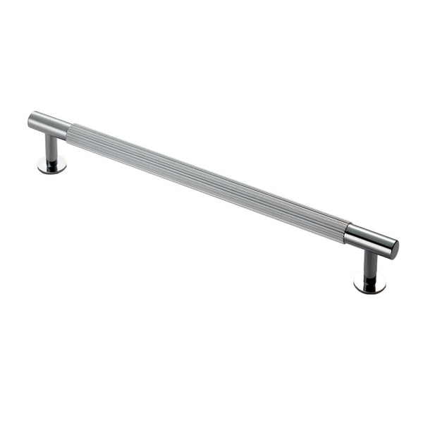 Carlisle Brass - Lines Pull Handle 224mm c/c - Polished Chrome - FTD710ECP - Choice Handles