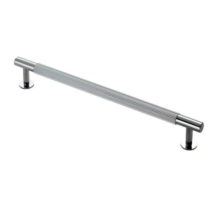 Carlisle Brass - Lines Pull Handle 224mm c/c - Polished Chrome - FTD710ECP - Choice Handles