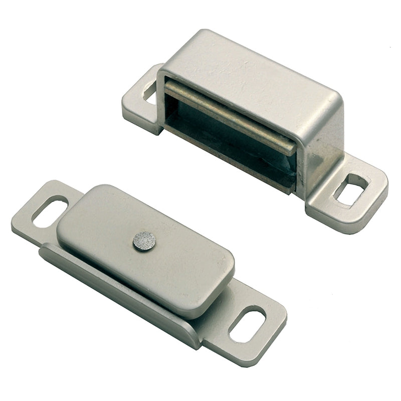 Carlisle Brass - 46 X 15 X 14mm - Steel Magnetic Catch - 3.5Kg Pull - Nickel Plate - FTD850NP - Choice Handles