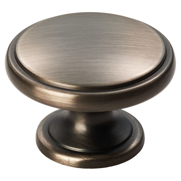 Carlisle Brass - Oxford Knob 38mm - Gun Metal - FTD524GM - Choice Handles