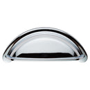 Cottage Cup Pull 76mm - Polished Chrome - FTD557CP - Choice Handles
