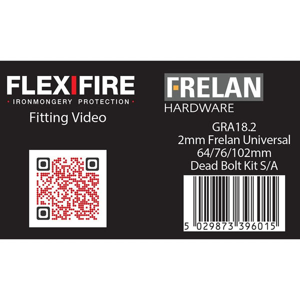 Intumescent Kits for 64,76 & 102mm HD Deadbolts 2mm 60 Minute - GRA18.2 - Choice Handles