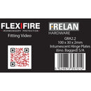 Intumescent Kits for 102mm Square Hinges Pack of Six 2mm 60 minute - GRA2.2 - Choice Handles