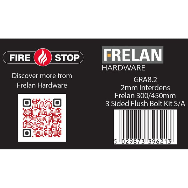 Kit for 300 & 450mm flushbolts 2mm 60 Minute - GRA8.2 - Choice Handles