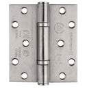 Eurospec - 102 X 89 X 3mm Thrust Bearing Hinge Grade 13 C/W Screws (Pair) - Satin Stainless Steel - H2N1102/13SSS - Choice Handles