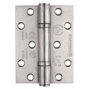Eurospec - 102 X 76 X 3mm Thrust Bearing Hinge Grade 13 C/W Screws (Pair) - Satin Stainless Steel - H2N1103/13SSS - Choice Handles