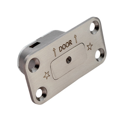 Eurospec - Emergency Release Doorstop C/W Screws - Satin Stainless Steel - H2N1950SSS