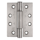 Eurospec - 102 X 76 X 3.4mm Concealed Bearing Hinge Grade 14 C/W Screws (Pair) - Satin Stainless Steel - H3N1207/14SSS - Choice Handles