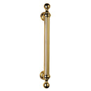 Carlisle Brass - Reeded Grip Pull Handle 494mm - Polished Brass - PF108 - Choice Handles