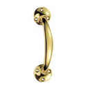 Carlisle Brass - Bow Handle 153mm - Polished Brass - AA36 - Choice Handles
