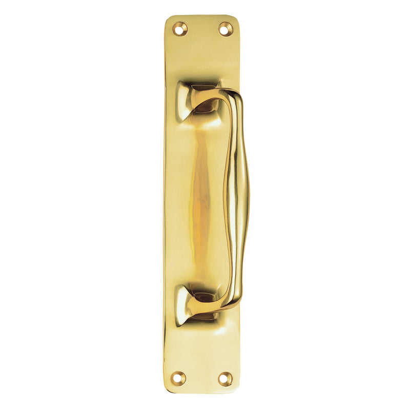 Carlisle Brass - Cast Pull Handle 297mm x 58mm  - Polished Brass - AA95