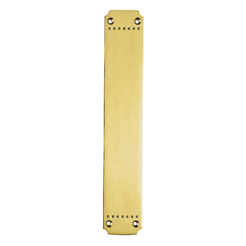 Carlisle Brass - Laurin - Push Plate 370mm X 64mm - Polished Brass - PF110