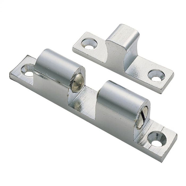 Carlisle Brass - Ftd Double Ball Catch 43 X 8mm - Satin Chrome - FTD815ASC