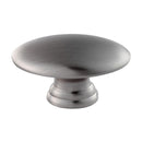 Carlisle Brass - Oval Knob 35mm - Satin Nickel - FTD255ASN - Choice Handles