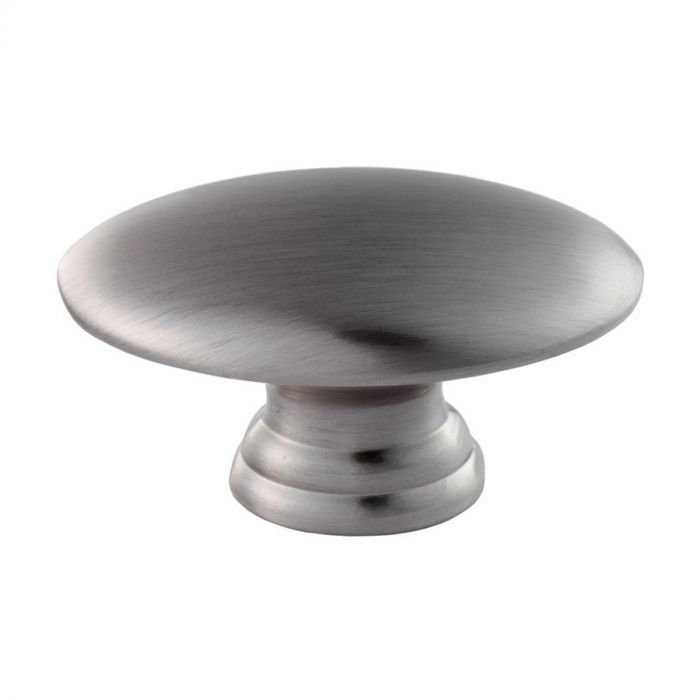 Carlisle Brass - Oval Knob 35mm - Satin Nickel - FTD255ASN - Choice Handles