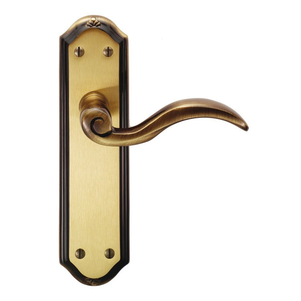 Carlisle Brass - Wentworth Lever on Latch Backplate - Florentine Bronze - DL341FB - Choice Handles