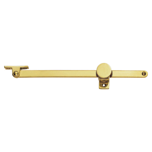 Carlisle Brass - Screw Down Pattern Casement Stay - Polished Brass - AA73 - Choice Handles