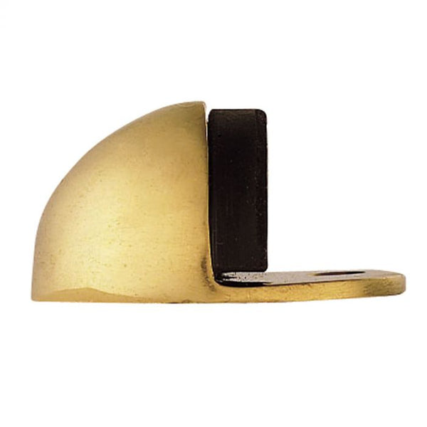 Carlisle Brass - Oval Floor Mounted Door Stop - Polished Brass - AA20 - Choice Handles