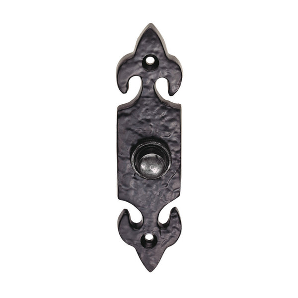 Carlisle Brass - Fleur de lys' Bell Push - Black Antique - LF5534 - Choice Handles