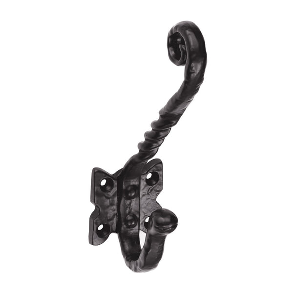 Carlisle Brass - Hat and Coat Hook - Black Antique - LF5526 - Choice Handles