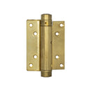 Frelan - 100mm Single Action Spring Hinge - Polished Brass (Pair) - HB3003-4PB - Choice Handles