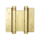 Frelan - 150mm Double Action Spring Hinge (Pair) - Polished Brass - HB3005-6PB - Choice Handles