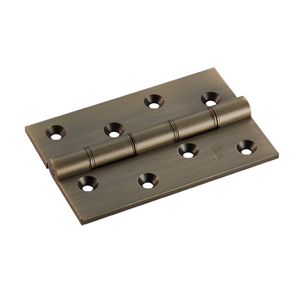 Carlisle Brass - 102mm x 67mm x 4mm - Double Phosphor Bronze Washered Butt Hinge - Antique Brass - HDPBW61AB - (Pair) - Choice Handles