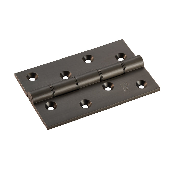 Carlisle Brass - 102mm x 67mm x 4mm - Double Phosphor Bronze Washered Butt Hinge - Matt Bronze - HDPBW61MBRZ - (Pair) - Choice Handles