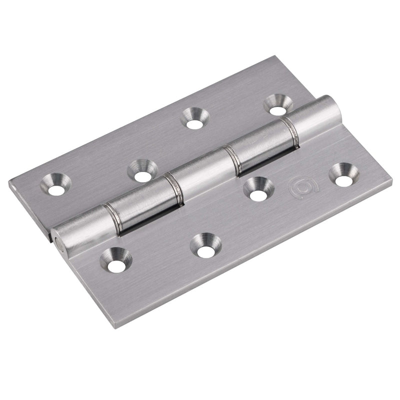 Carlisle Brass - 102mm Double Stainless Steel Washered Brass Butt Hinge - Satin Chrome - HDSSW5SC - (Pair) - Choice Handles