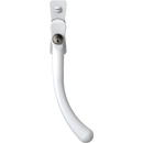 Mila - Heritage Pear Drop Casement Handle White Left hand - CB700603 - Choice Handles