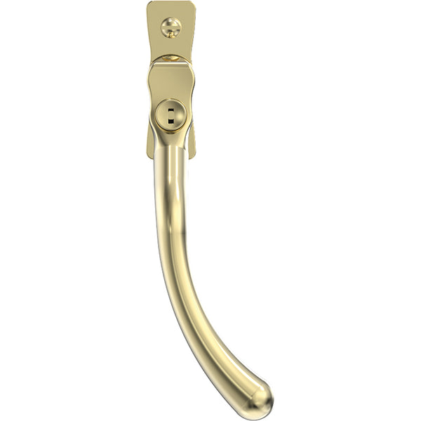 Mila - Heritage Pear Drop Casement Handle Polished Gold Left hand - CB700663