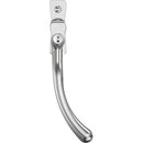 Mila - Heritage Pear Drop Casement Handle Smooth Satin Left hand - CB700693 - Choice Handles