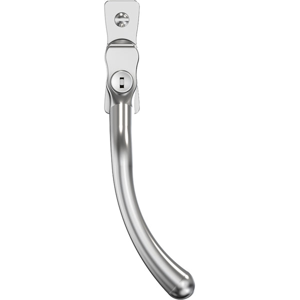 Mila - Heritage Pear Drop Casement Handle Smooth Satin Right hand - CB700692