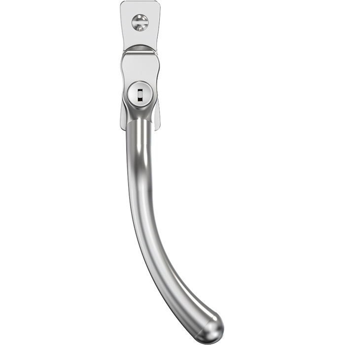 Mila - Heritage Pear Drop Casement Handle Smooth Satin Right hand - CB700692