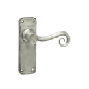 Frelan Hardware - Handforged Chester Door Handles Lever Latch - Pewter - HF201 - Choice Handles