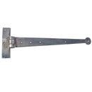 Jedo Handforged 305mm T Hinge (pair) - Pewter - HF26 - Choice Handles