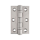 Eurospec - 76 X 51 X 2mm Ball Bearing Hinge Grade 7 C/W Screws (Pair) - Satin Stainless Steel - HIN1322/7SSS - Choice Handles