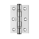 Eurospec - 76 X 51 X 2mm Ball Bearing Butt Hinge - Polished Chrome - HIN1322CP - Choice Handles