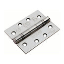 Eurospec - 102 X 76 X 2.5mm Ball Bearing Hinge Grade 13 C/W Screws (3 Pack) - Bright Stainless Steel - HIN14325/13BSS - Choice Handles