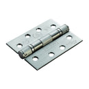 Eurospec - 102 X 76 X 3mm Ball Bearing Hinge Grade 13 C/W Screws (Pair) - Satin Stainless Steel - HIN1433/13SSS - Choice Handles