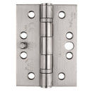 Eurospec - 102 X 76 X 3mm Dog Bolt Ball Bearing Hinge Grade 13 C/W Screws (Pair) - Satin Stainless Steel - HIN1433SEC/13SSS - Choice Handles